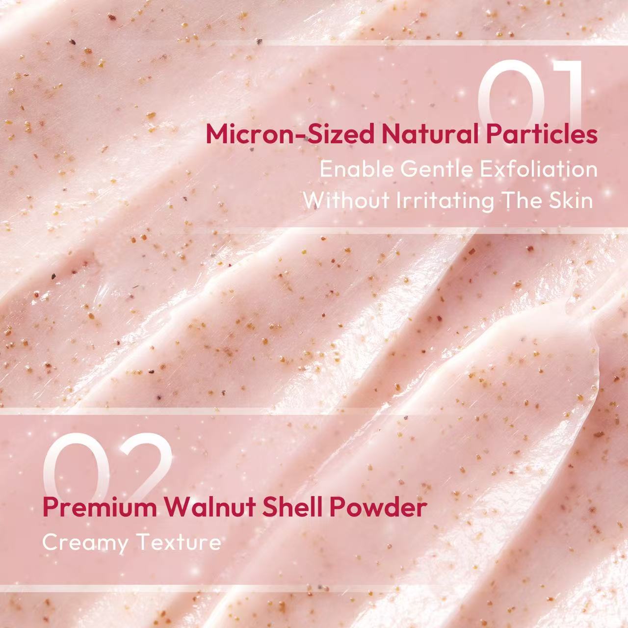 PACFE Pacfe large-size Floral Body Scrub