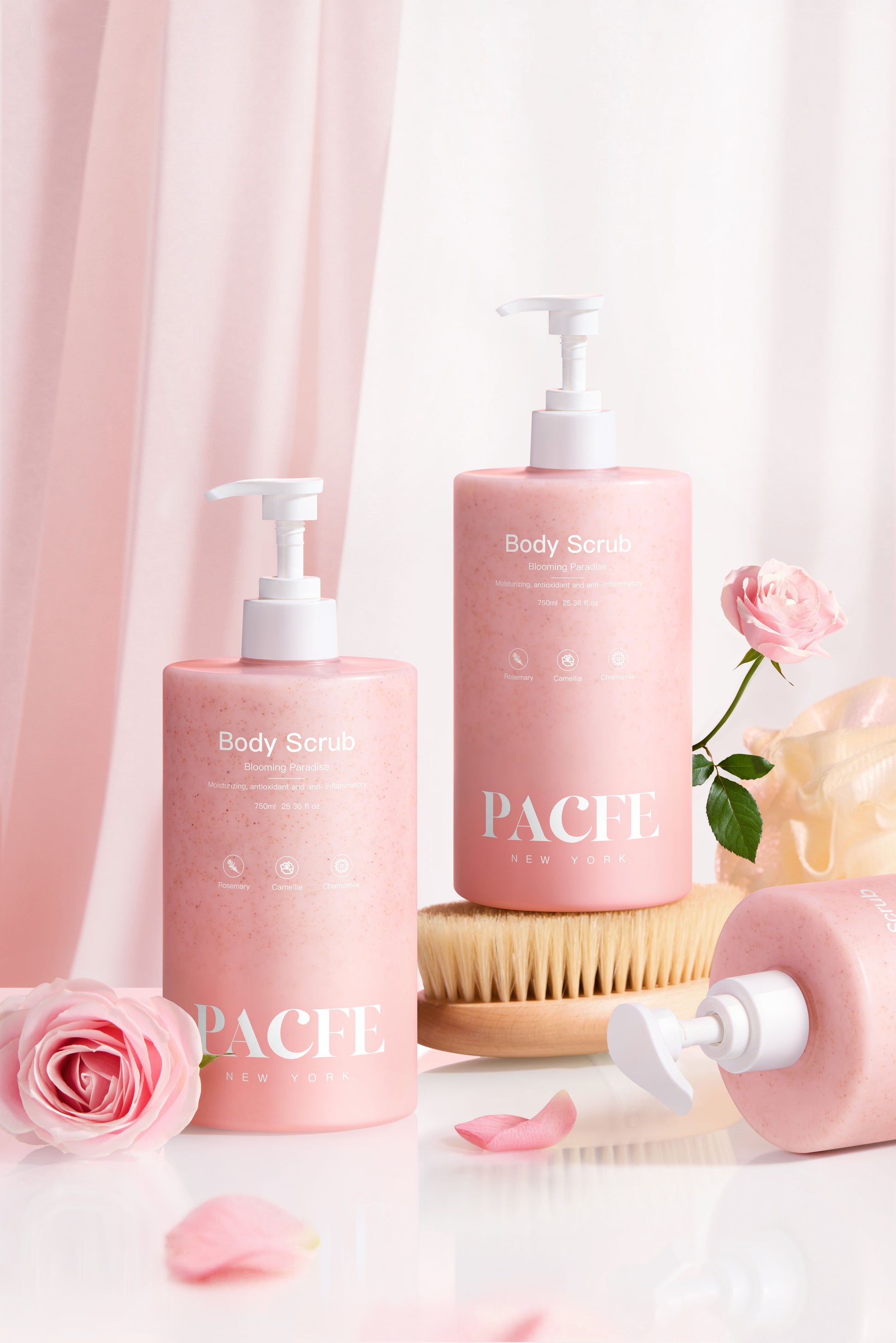 PACFE Pacfe large-size Floral Body Scrub